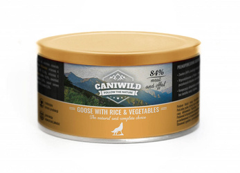 Caniwild Goose with Rice and Vegetables – puszka z zamykanym wieczkiem – 410g