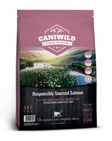 Caniwild Adult Cat Responsibly Sourced™ Salmon 7,5kg, hipoalergiczna z łososiem Human-Grade